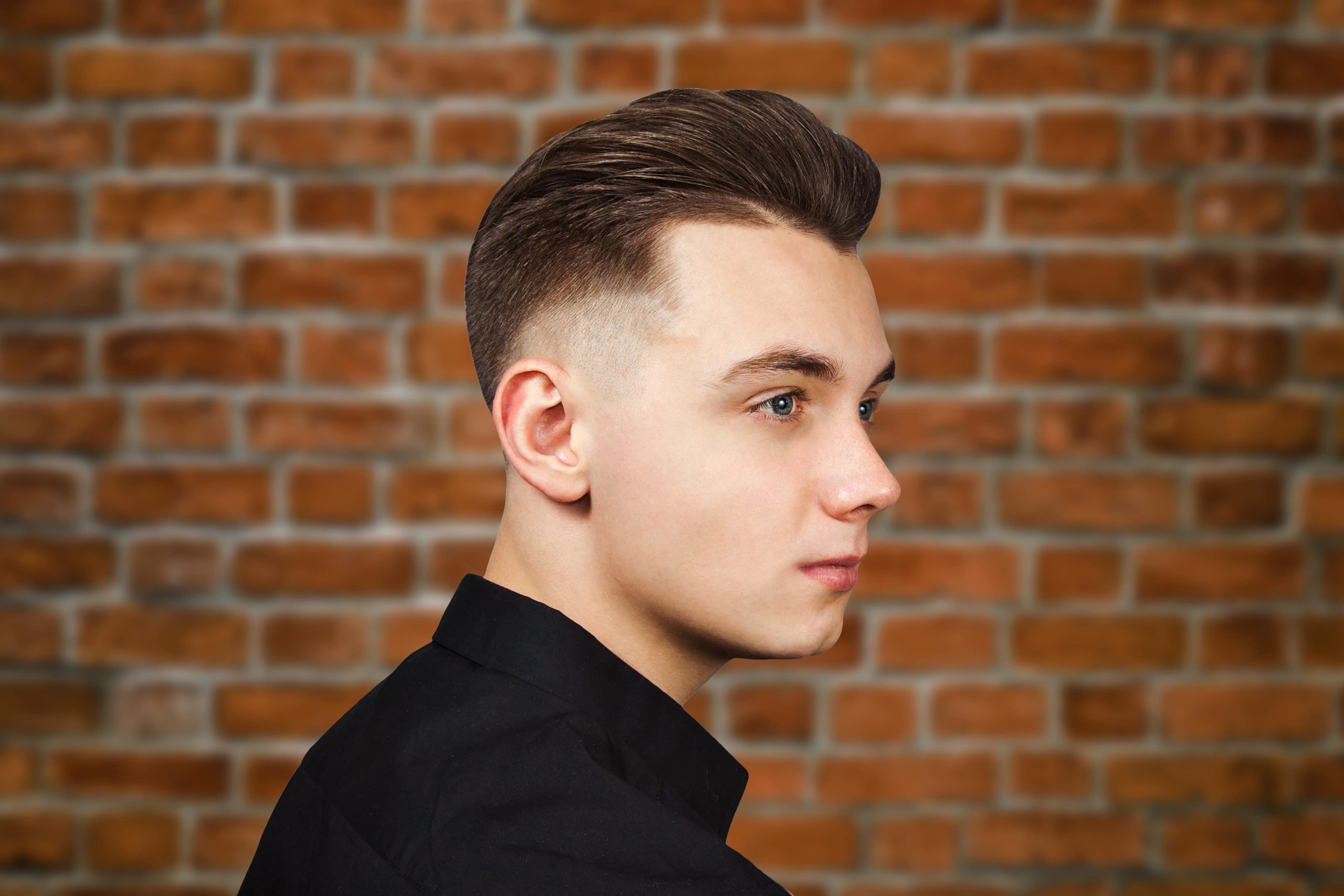 slicked-back