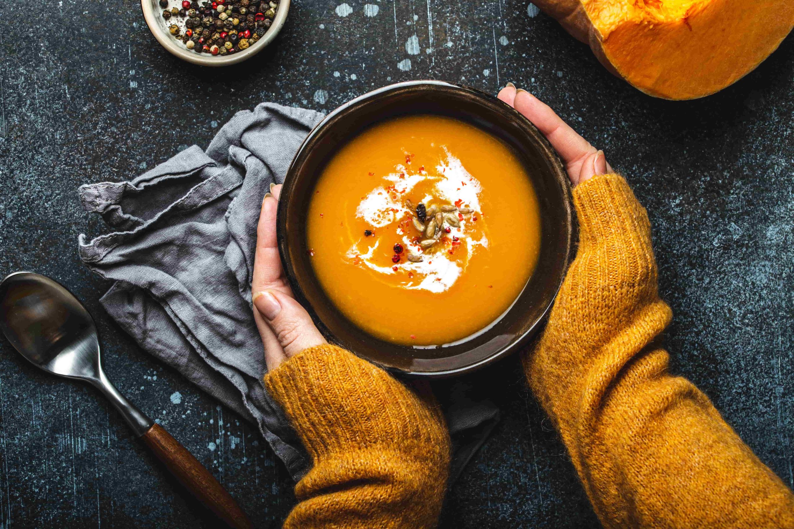 soupe au potiron recettede grand-mère