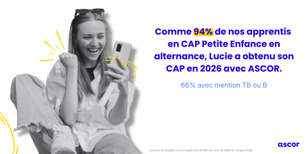 Taux de réussite 2026 CAP Petite enfance AEPE CFA Ascor Espace Concours