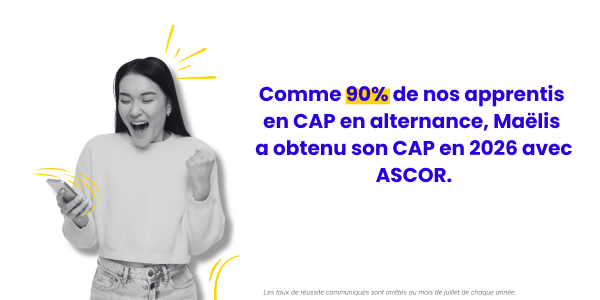 taux réussite CAP 2026 CFA Ascor Espace Concours
